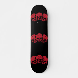 Skateboard 3 red skull