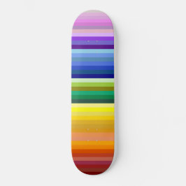 Skateboard 42 Rayos Espectro Arcoiris