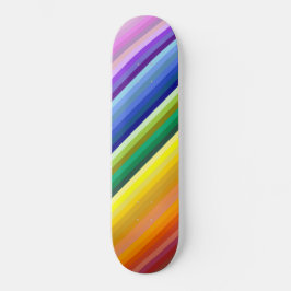 Skateboard 42 Rayos Espectro Arcoiris