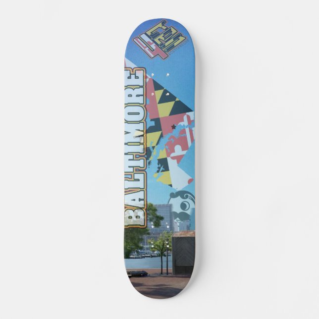 Skateboard 4ten: Cielo de Baltimore (Anverso)