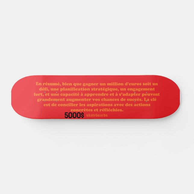 SKATEBOARD 5000 $ (Horz)