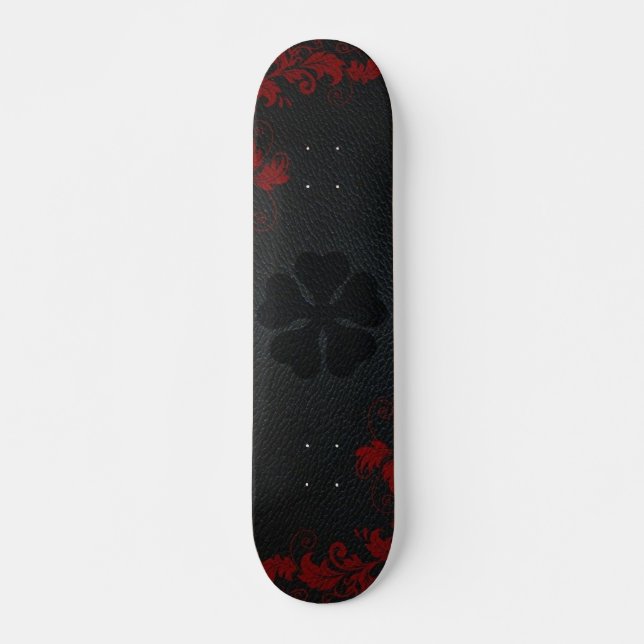 Skateboard 5leaf black clover (Anverso )