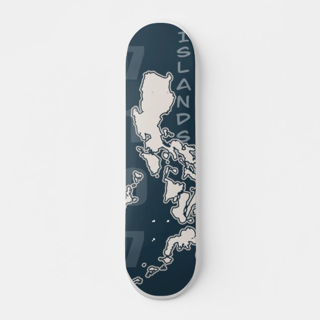 Skateboard 7107 Islas Filipinas (Skateboard) (Anverso )