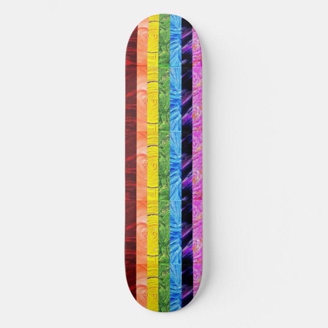 Skateboard 7 chakras (Anverso)