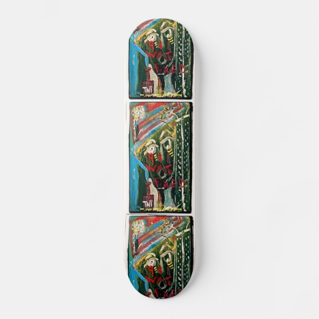 SKATEBOARD 911 FUE MINI REPARADO (Anverso)