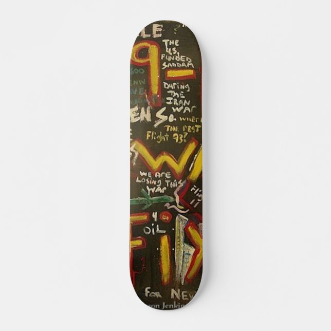 Skateboard 9-11 Era Negro Fijo (Anverso )