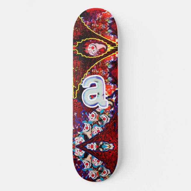 Skateboard "a" Insertar Payaso Aquí (Anverso)
