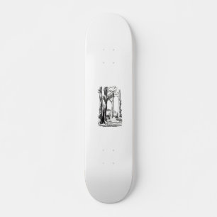 Skateboard a la sombra del bosque