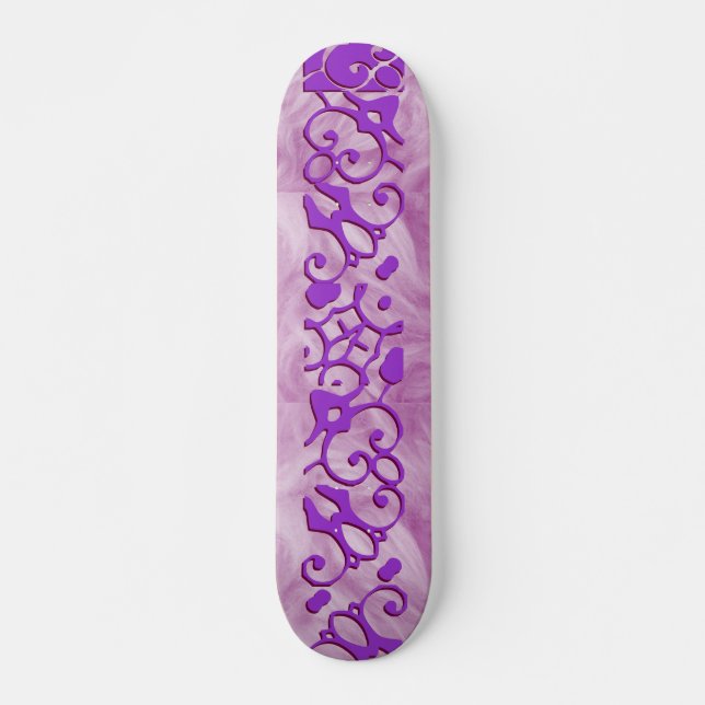 Skateboard Abigail Purple Plume Wingnut Designer III (Anverso )