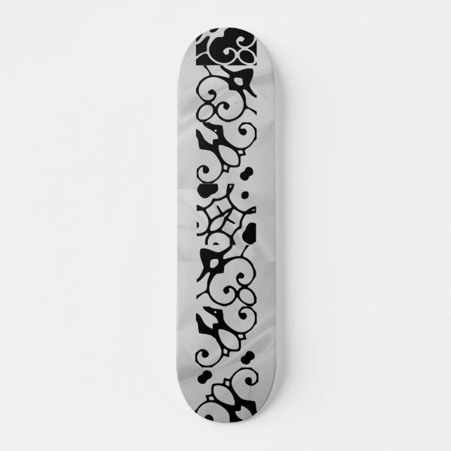 Skateboard Abigail White Wave Wingnut Designer V (Anverso )