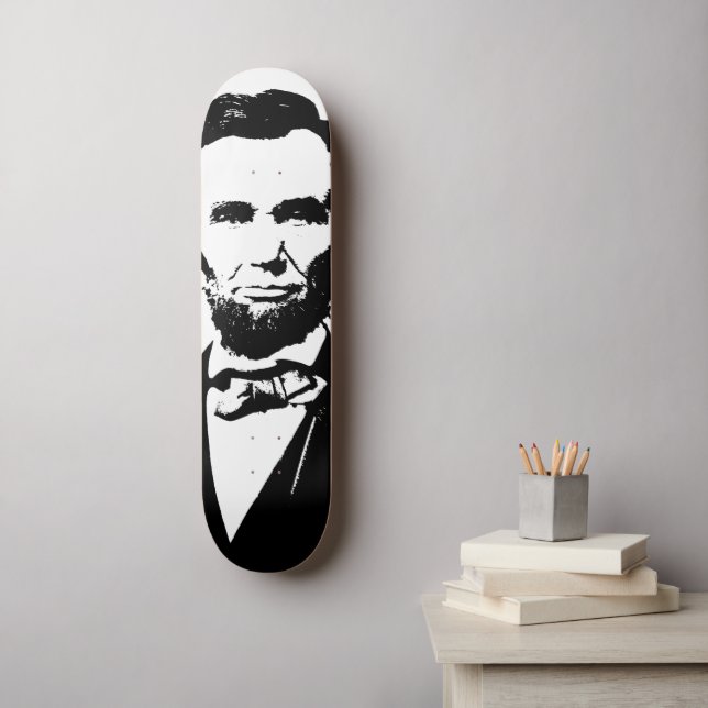 Skateboard Abraham Lincoln (Arte de la pared)