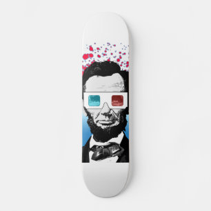 Skateboard Abraham Lincoln - 3D