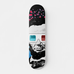 Skateboard Abraham Lincoln - 3D