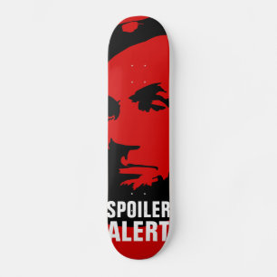 Skateboard Abraham Lincoln Spoiler Alert Red
