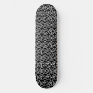 Skateboard Absolüt Nürv Blanco y Negro