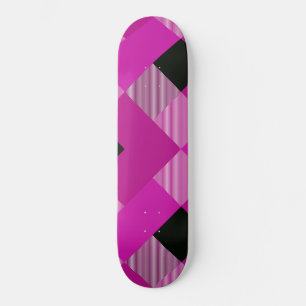 Skateboard Abstracción geométrica cuadrada 13