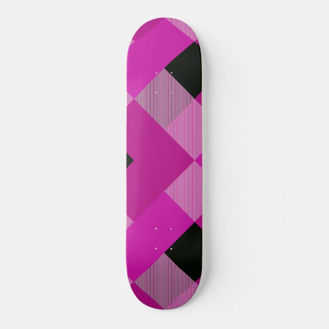 Skateboard Abstracción geométrica cuadrada 13 (Anverso)