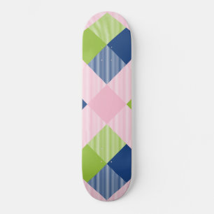 Skateboard Abstracción Geométrica de Cuadrado 18