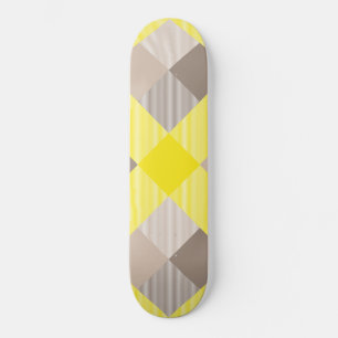 Skateboard Abstracción Geométrica de Cuadrado 19