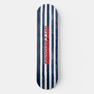 Skateboard Abstrack Naval Stripes Seamless