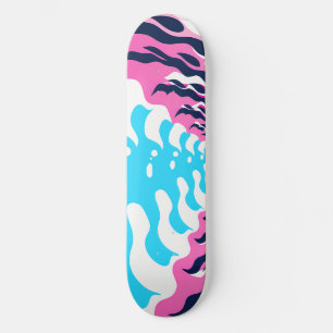 Skateboard Abstract Dream Wave – Vibrant Surreal Flow
