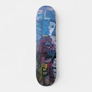 SKATEBOARD ABSTRACT HELTER SKELTER