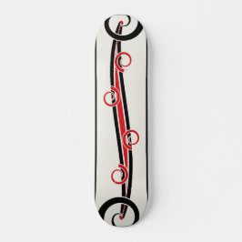 Skateboard Abstract Serpentine Flow