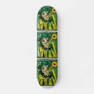 SKATEBOARD ABSTRACT TRUMPET PLAYER