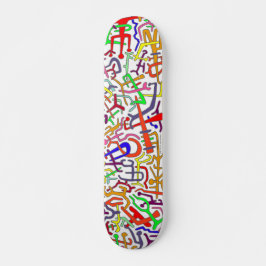 Skateboard ABSTRACTO ARTBOARD (fondo blanco)