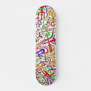 Skateboard ABSTRACTO ARTBOARD (fondo blanco)