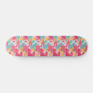 Skateboard Abstracto Colorido