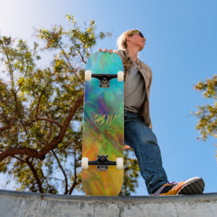 Skateboard Abstracto Colorido