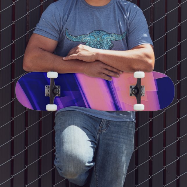 SKATEBOARD ABSTRACTO DE AGUA DE CAÍDA DE AGUA (Exterior 3)