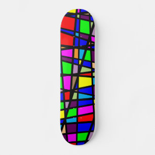 skateboard abstracto moderno