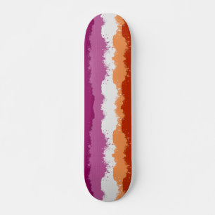 Skateboard Abstrakt del Orgullo Lesbiano