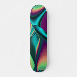 Skateboard Abstrakter Regenbogen