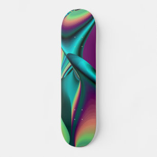 Skateboard Abstrakter Regenbogen