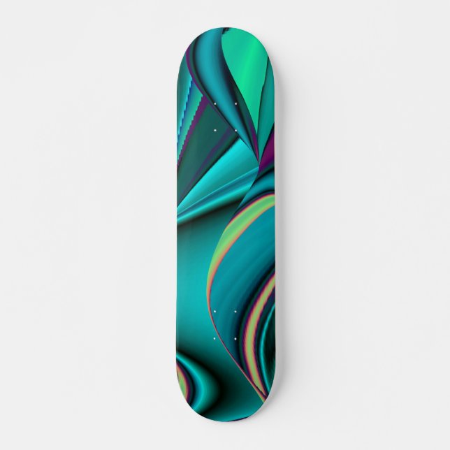 Skateboard Abstrakter Regenbogen (Anverso )