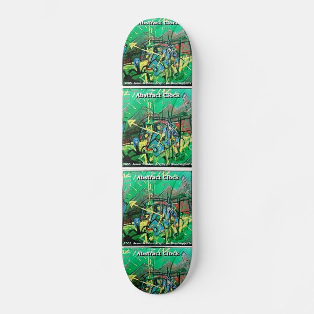 SKATEBOARD ABSTRAR EL RELOJ (Anverso)