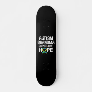 Skateboard Abuela de Autism Awareness