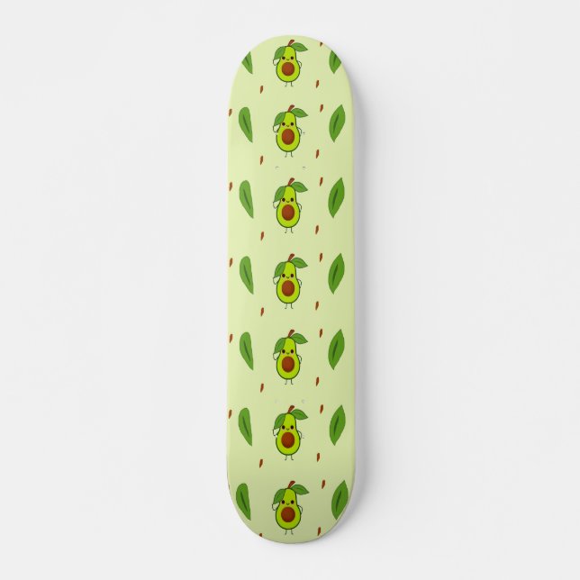 Skateboard Acaguado de Cute kawaii (Anverso )