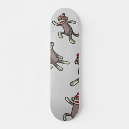 Skateboard Acción del mono de sock