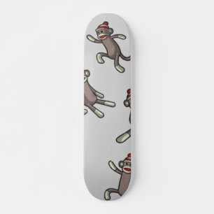 Skateboard Acción del mono de sock