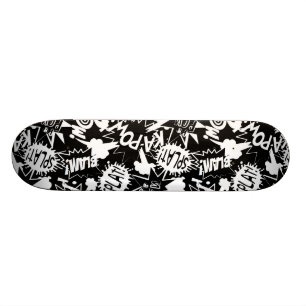 Skateboard Acciones de historietas