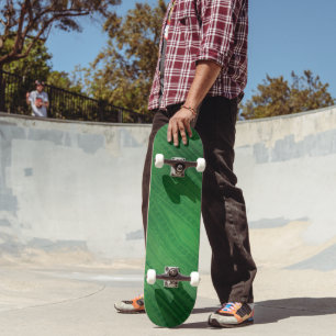 Skateboard Aceptación   Patrón de boho ecléctico verde