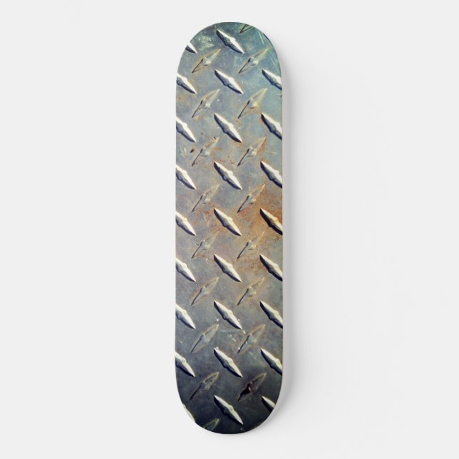 Skateboard Acero rusty de placa de diamante (Anverso)