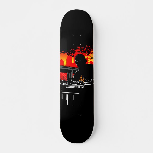 Skateboard Aciertos de scratching (Anverso )