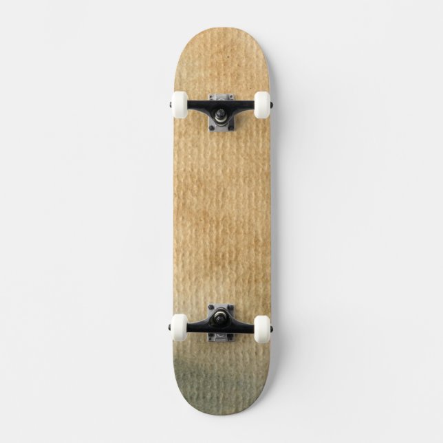 Skateboard acuarela gris-azul 7 del fondo (Anverso)