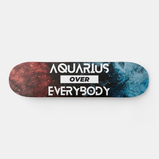 Skateboard Acuario moderno Zodiac (Horz)