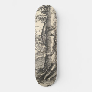 Skateboard Adam y Eva: La caída del hombre (Lucas van Leyden)